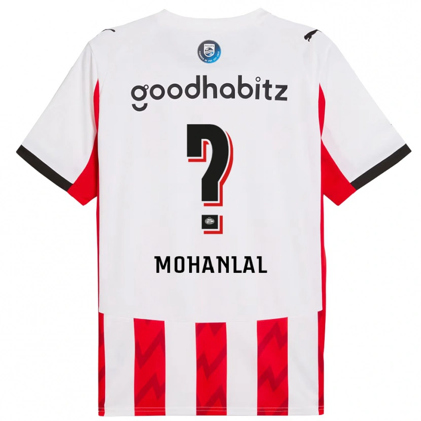 Danxen Herren Pawan Mohanlal #0 Rot Weiß Heimtrikot Trikot 2025/26 T-Shirt Österreich