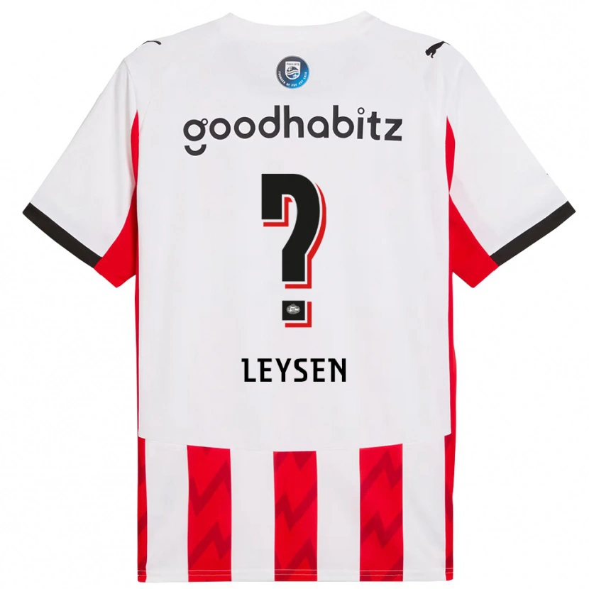Danxen Herren Fedde Leysen #0 Rot Weiß Heimtrikot Trikot 2025/26 T-Shirt Österreich