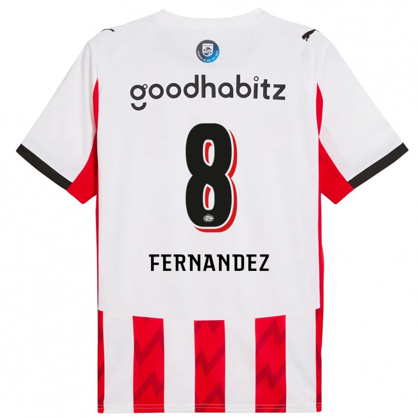 Danxen Herren Noah Fernandez #8 Rot Weiß Heimtrikot Trikot 2025/26 T-Shirt Österreich