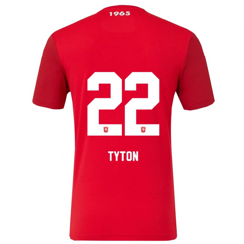 Danxen Herren Przemyslaw Tyton #22 Rot Weiß Heimtrikot Trikot 2025/26 T-Shirt Österreich