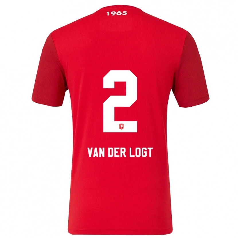 Danxen Herren Jim Van Der Logt #2 Rot Weiß Heimtrikot Trikot 2025/26 T-Shirt Österreich