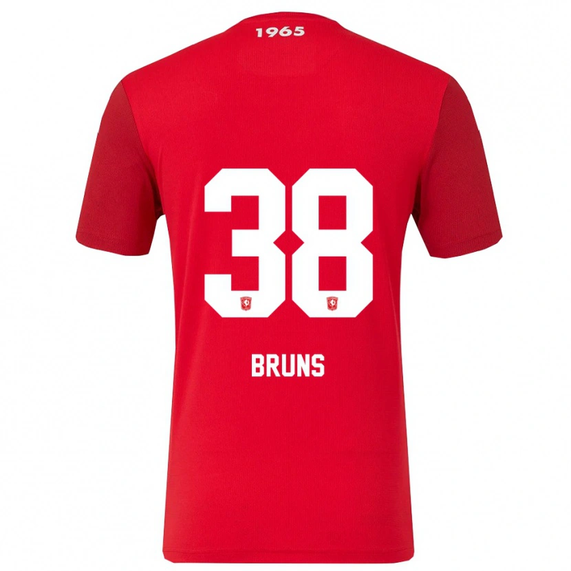 Danxen Herren Max Bruns #38 Rot Weiß Heimtrikot Trikot 2025/26 T-Shirt Österreich