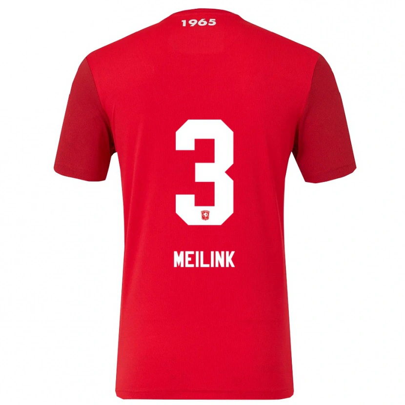 Danxen Herren Jip Meilink #3 Rot Weiß Heimtrikot Trikot 2025/26 T-Shirt Österreich