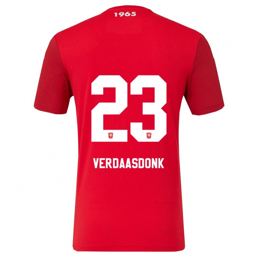 Danxen Herren Suus Verdaasdonk #23 Rot Weiß Heimtrikot Trikot 2025/26 T-Shirt Österreich