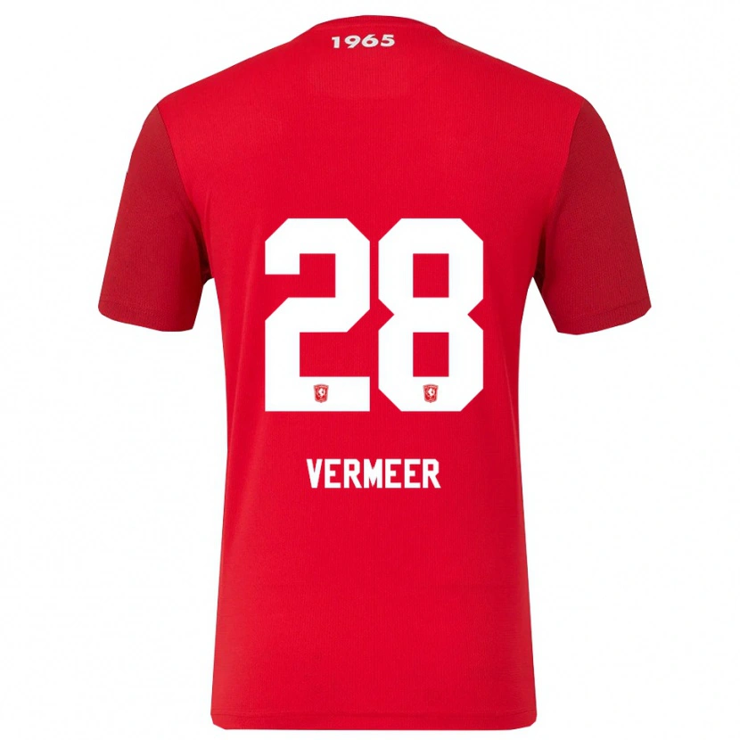 Danxen Herren Sofie Rianne Vermeer #28 Rot Weiß Heimtrikot Trikot 2025/26 T-Shirt Österreich