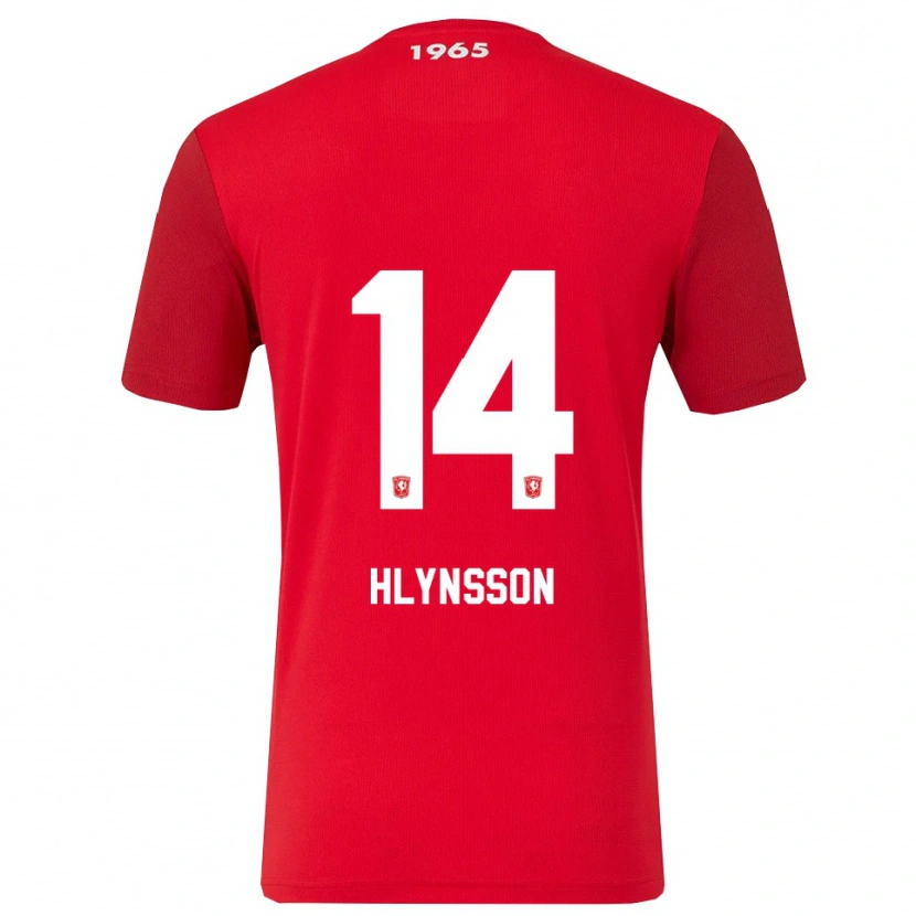 Danxen Herren Kristian Hlynsson #14 Rot Weiß Heimtrikot Trikot 2025/26 T-Shirt Österreich