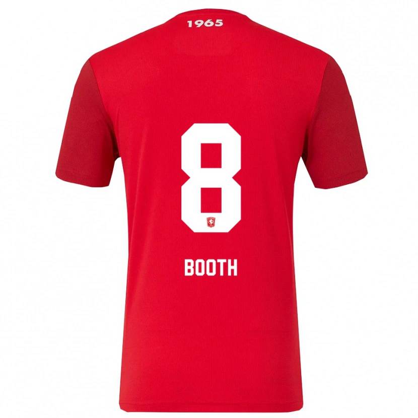 Danxen Herren Taylor Booth #8 Rot Weiß Heimtrikot Trikot 2025/26 T-Shirt Österreich