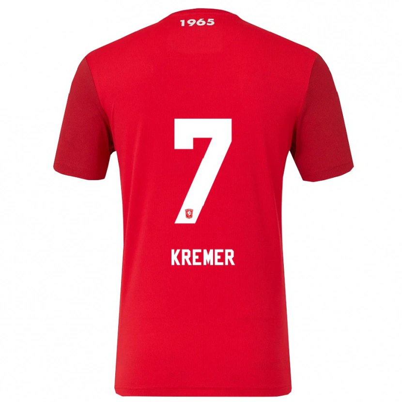 Danxen Herren Joop Kremer #7 Rot Weiß Heimtrikot Trikot 2025/26 T-Shirt Österreich