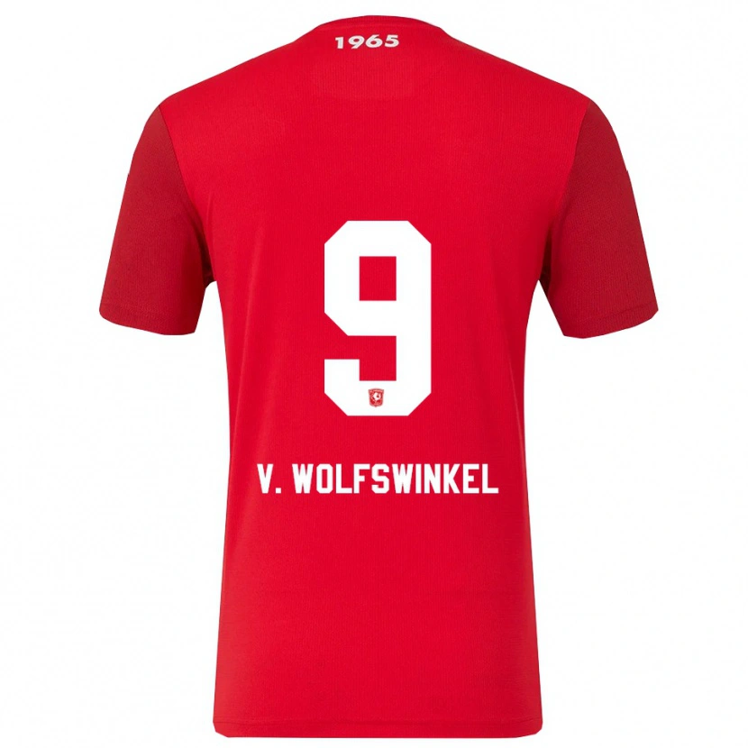Danxen Herren Ricky Van Wolfswinkel #9 Rot Weiß Heimtrikot Trikot 2025/26 T-Shirt Österreich