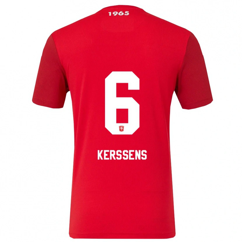Danxen Herren Tom Kerssens #6 Rot Weiß Heimtrikot Trikot 2025/26 T-Shirt Österreich