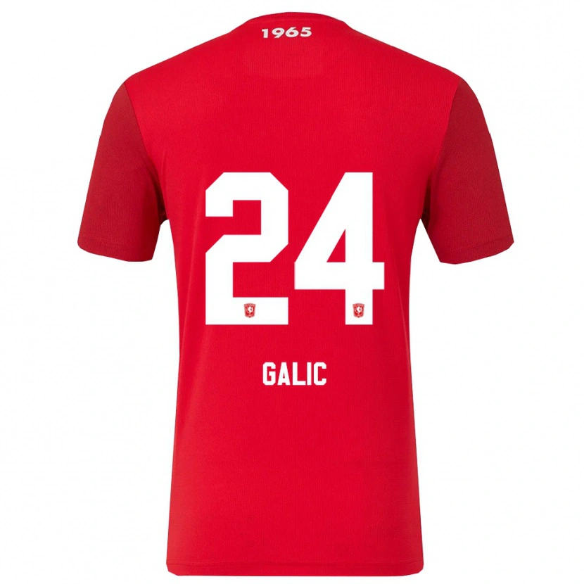 Danxen Herren Daniela Galic #24 Rot Weiß Heimtrikot Trikot 2025/26 T-Shirt Österreich