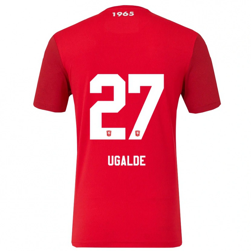 Danxen Herren Manfred Ugalde #27 Rot Weiß Heimtrikot Trikot 2025/26 T-Shirt Österreich