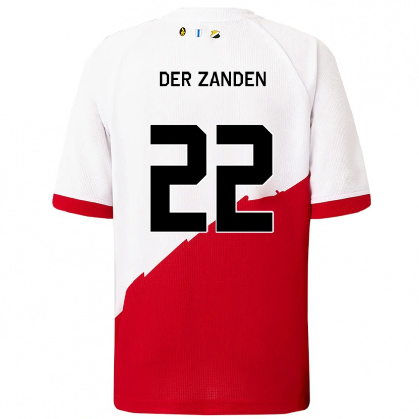 Danxen Herren Iise Van Der Zanden #22 Weiß Rot Heimtrikot Trikot 2025/26 T-Shirt Österreich