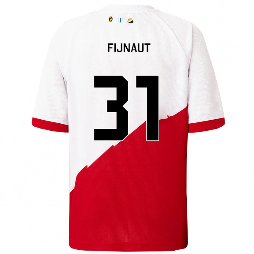 Danxen Herren Lucas Fijnaut #31 Weiß Rot Heimtrikot Trikot 2025/26 T-Shirt Österreich
