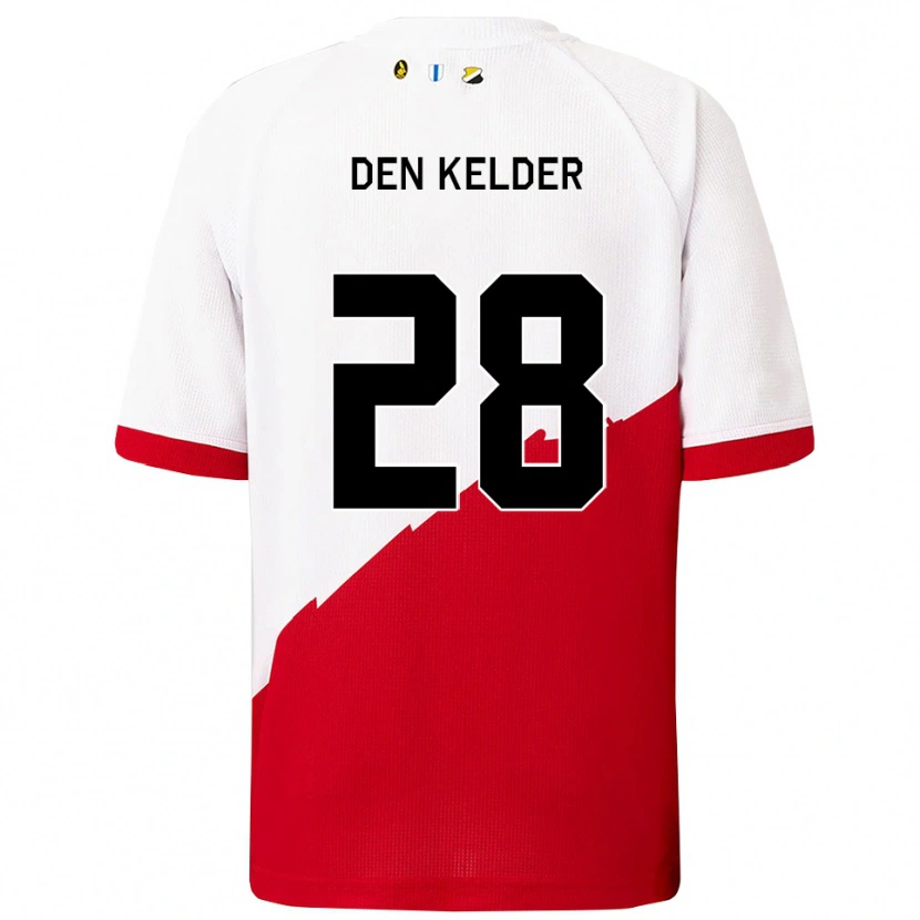 Danxen Herren Gera Op Den Kelder #28 Weiß Rot Heimtrikot Trikot 2025/26 T-Shirt Österreich