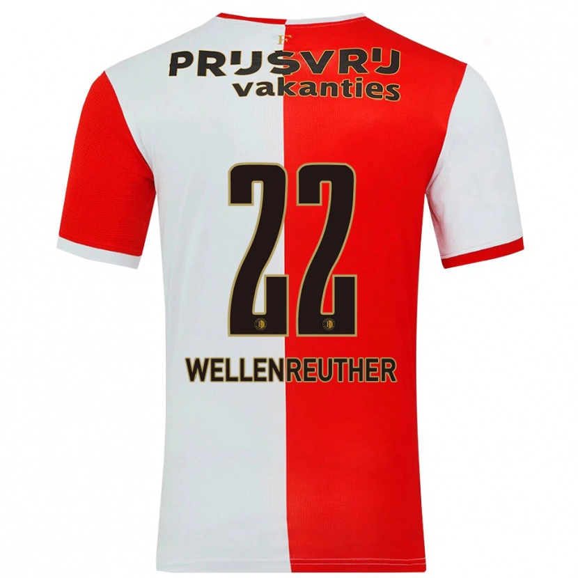 Danxen Herren Timon Wellenreuther #22 Rot Weiß Heimtrikot Trikot 2025/26 T-Shirt Österreich