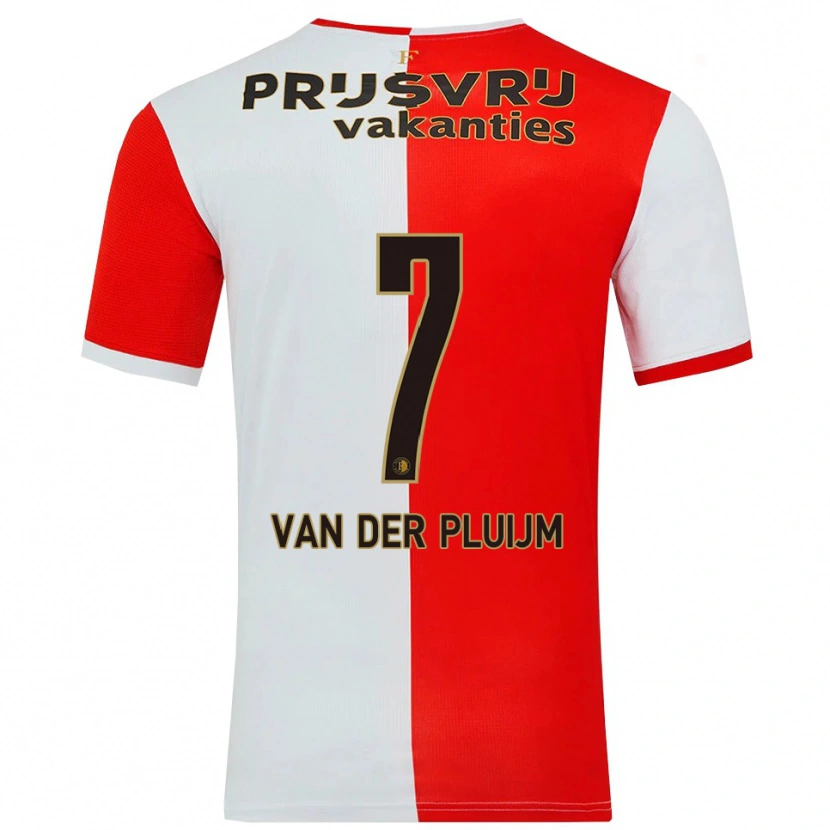 Danxen Herren Marvin Van Der Pluijm #7 Rot Weiß Heimtrikot Trikot 2025/26 T-Shirt Österreich