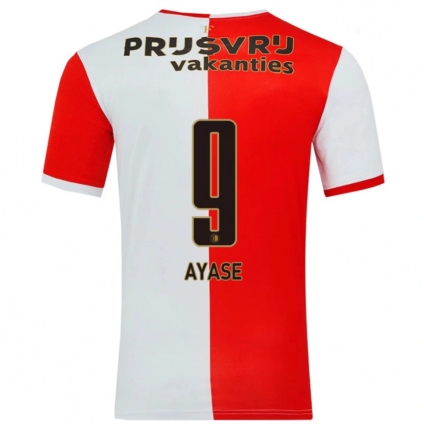 Danxen Herren Ayase Ueda #9 Rot Weiß Heimtrikot Trikot 2025/26 T-Shirt Österreich