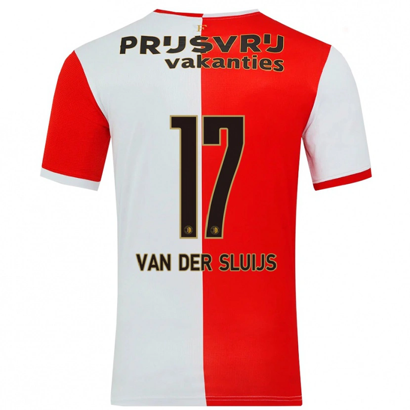 Danxen Herren Noëlle Van Der Sluijs #17 Rot Weiß Heimtrikot Trikot 2025/26 T-Shirt Österreich