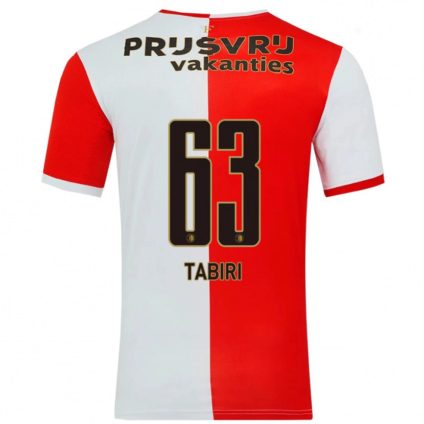 Danxen Herren Kwame Tabiri #63 Rot Weiß Heimtrikot Trikot 2025/26 T-Shirt Österreich