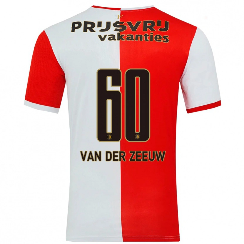 Danxen Herren Twan Van Der Zeeuw #60 Rot Weiß Heimtrikot Trikot 2025/26 T-Shirt Österreich