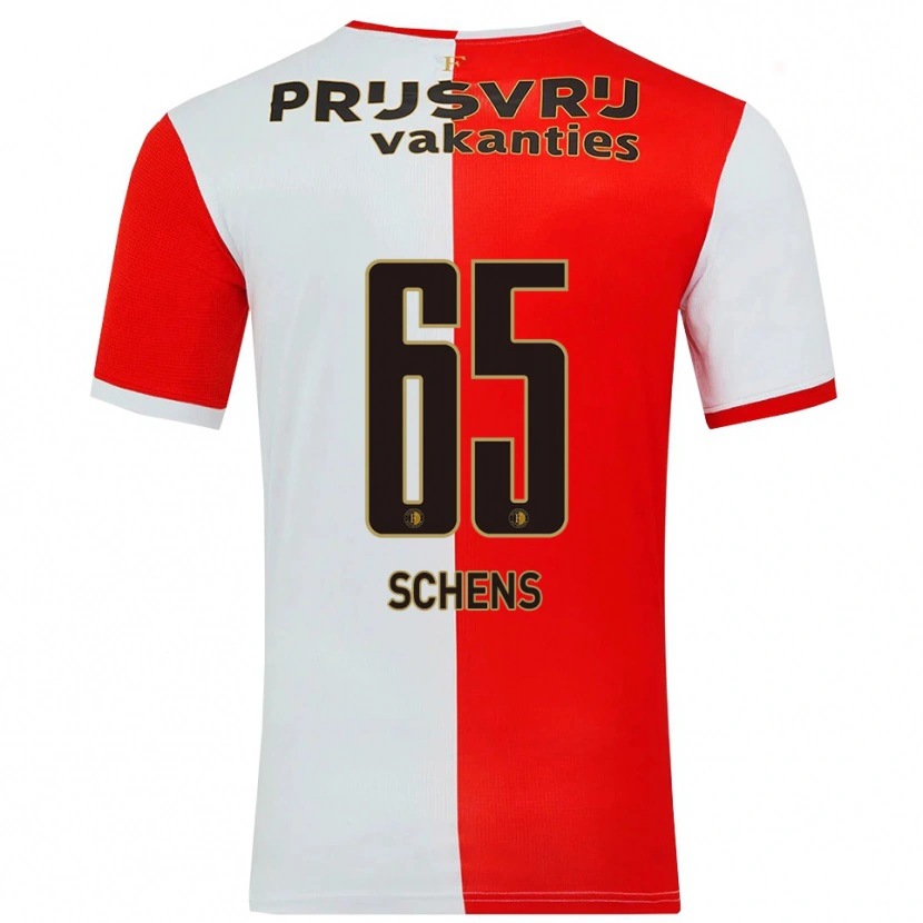 Danxen Herren Twan Schens #65 Rot Weiß Heimtrikot Trikot 2025/26 T-Shirt Österreich