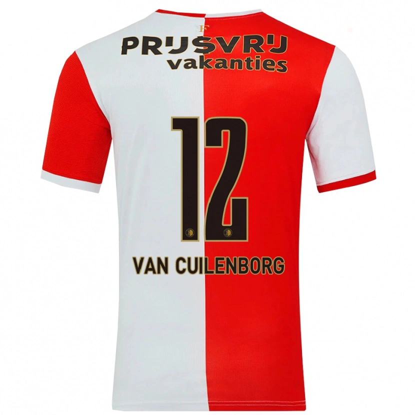 Danxen Herren Joshua Wilbrenninck-Van Cuilenborg #12 Rot Weiß Heimtrikot Trikot 2025/26 T-Shirt Österreich