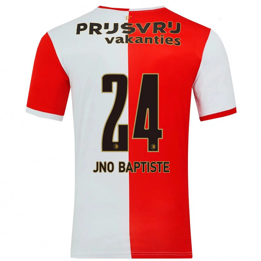 Danxen Herren Bridget Jno Baptiste #24 Rot Weiß Heimtrikot Trikot 2025/26 T-Shirt Österreich