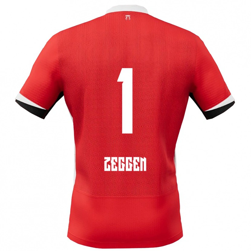 Danxen Herren Kiyani Zeggen #1 Rot Weiß Heimtrikot Trikot 2025/26 T-Shirt Österreich