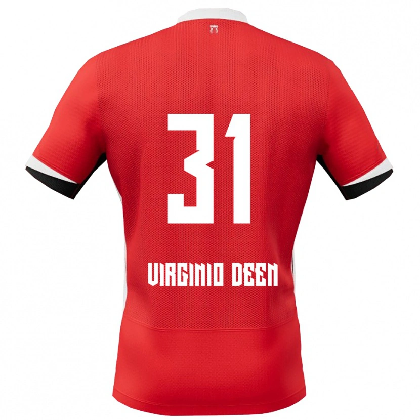 Danxen Herren Daniël Virginio Deen #31 Rot Weiß Heimtrikot Trikot 2025/26 T-Shirt Österreich