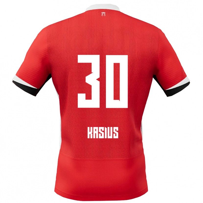 Danxen Herren Denso Kasius #30 Rot Weiß Heimtrikot Trikot 2025/26 T-Shirt Österreich