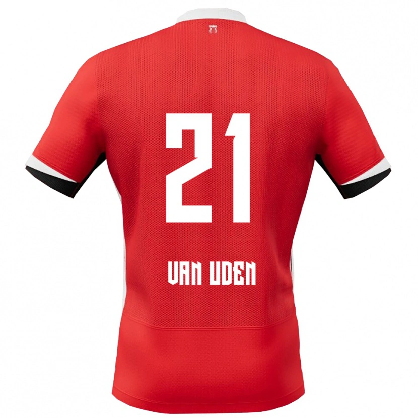 Danxen Herren Jasmijn Van Uden #21 Rot Weiß Heimtrikot Trikot 2025/26 T-Shirt Österreich