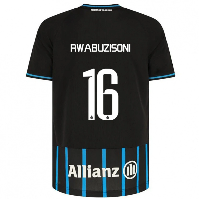 Danxen Herren Noah Rwabuzisoni #16 Schwarz Blau Heimtrikot Trikot 2025/26 T-Shirt Österreich