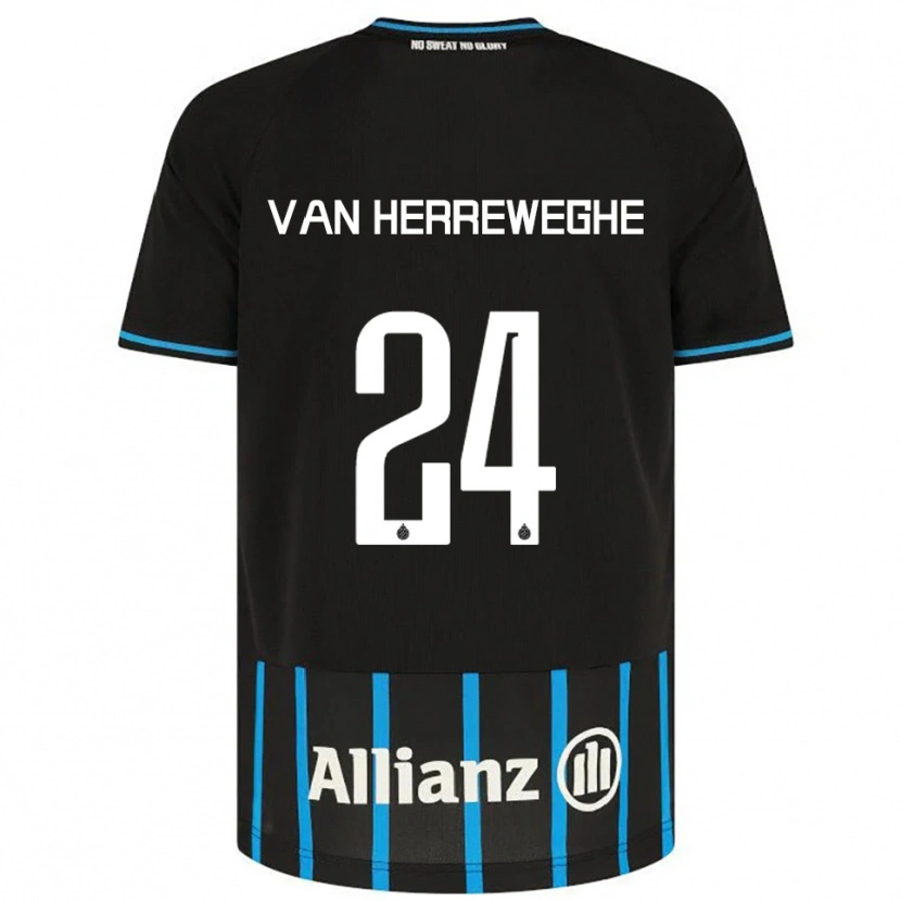 Danxen Herren Febe Van Herreweghe #24 Schwarz Blau Heimtrikot Trikot 2025/26 T-Shirt Österreich