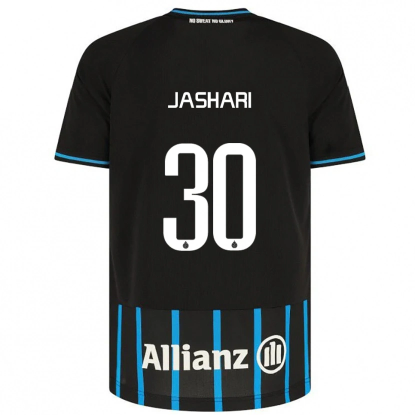 Danxen Herren Ardon Jashari #30 Schwarz Blau Heimtrikot Trikot 2025/26 T-Shirt Österreich