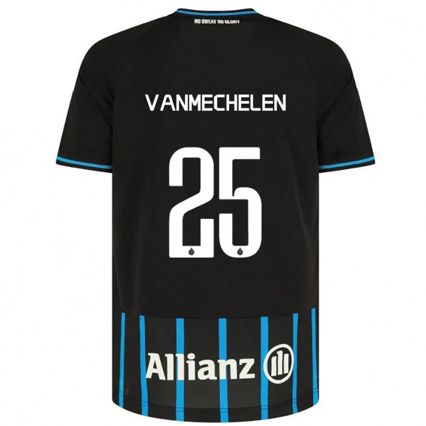 Danxen Herren Davinia Vanmechelen #25 Schwarz Blau Heimtrikot Trikot 2025/26 T-Shirt Österreich
