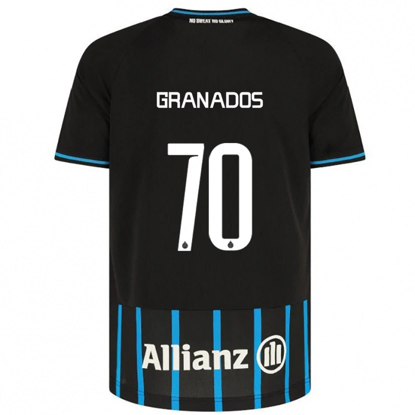 Danxen Herren Alejandro Granados #70 Schwarz Blau Heimtrikot Trikot 2025/26 T-Shirt Österreich
