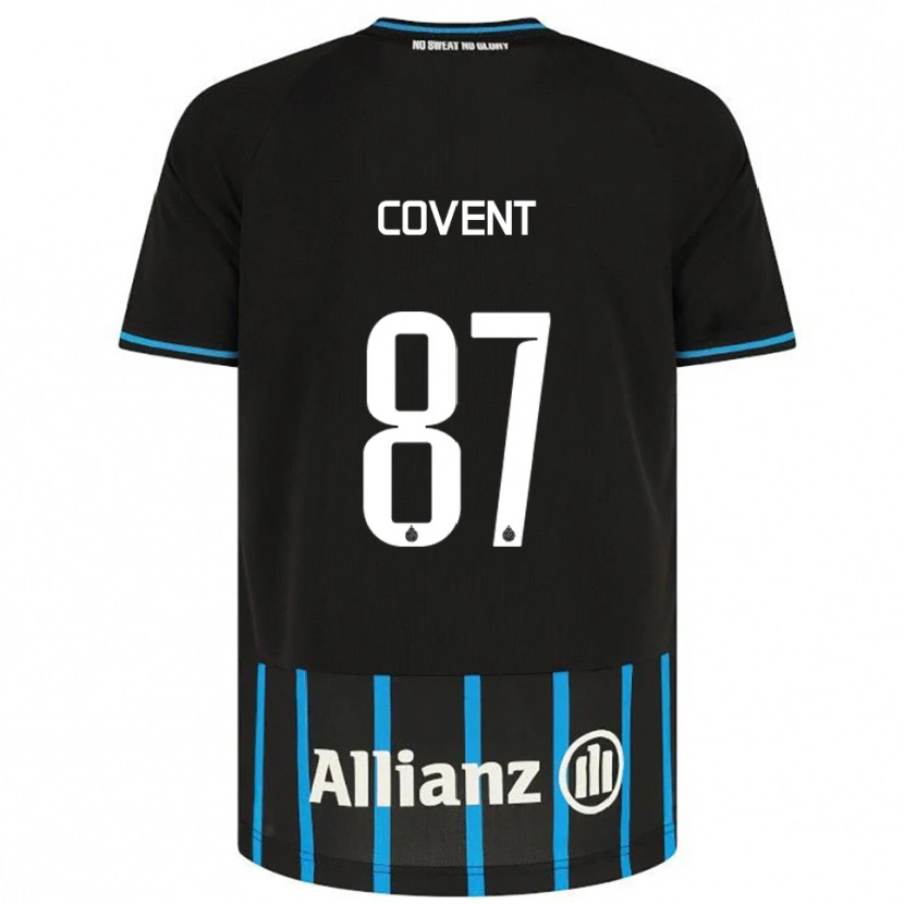 Danxen Herren Jorijn Covent #87 Schwarz Blau Heimtrikot Trikot 2025/26 T-Shirt Österreich