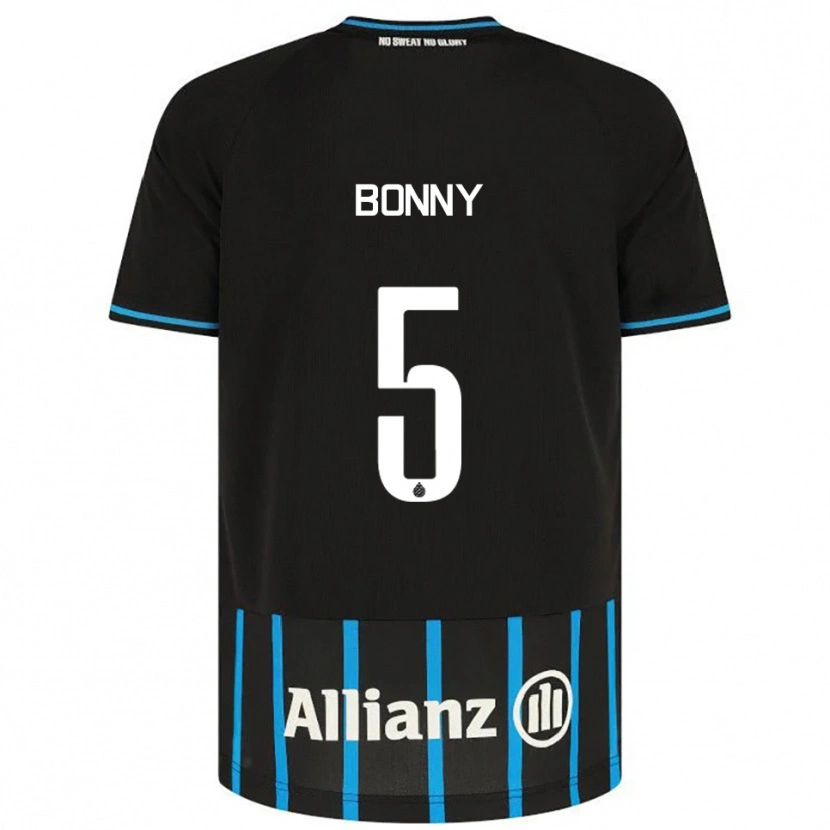 Danxen Herren Chionne Bonny #5 Schwarz Blau Heimtrikot Trikot 2025/26 T-Shirt Österreich