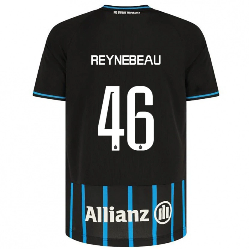 Danxen Herren Clementine Reynebeau #46 Schwarz Blau Heimtrikot Trikot 2025/26 T-Shirt Österreich