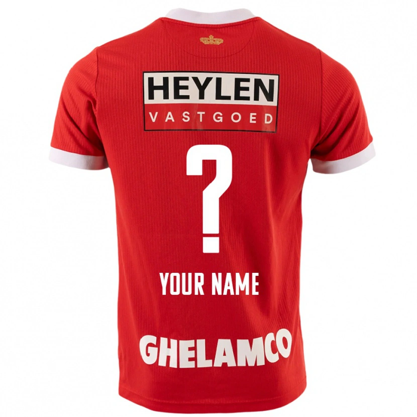 Danxen Herren Ihren Namen #0 Rot Weiß Heimtrikot Trikot 2025/26 T-Shirt Österreich