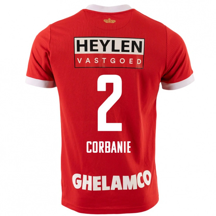 Danxen Herren Kobe Corbanie #2 Rot Weiß Heimtrikot Trikot 2025/26 T-Shirt Österreich
