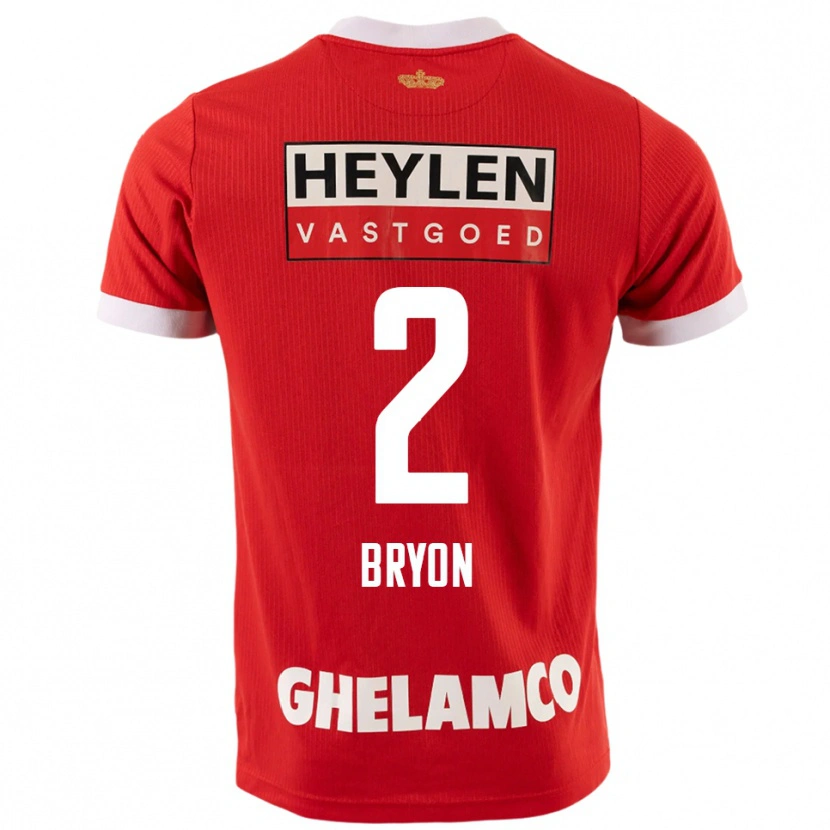 Danxen Herren Robbe Bryon #2 Rot Weiß Heimtrikot Trikot 2025/26 T-Shirt Österreich