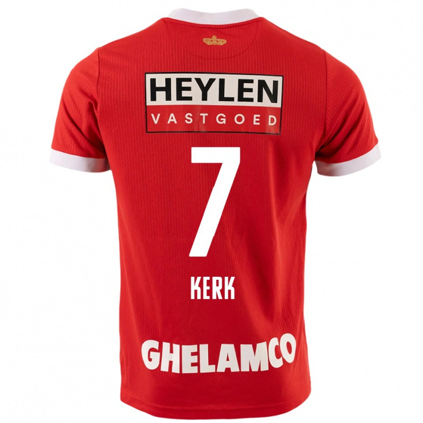 Danxen Herren Gyrano Kerk #7 Rot Weiß Heimtrikot Trikot 2025/26 T-Shirt Österreich