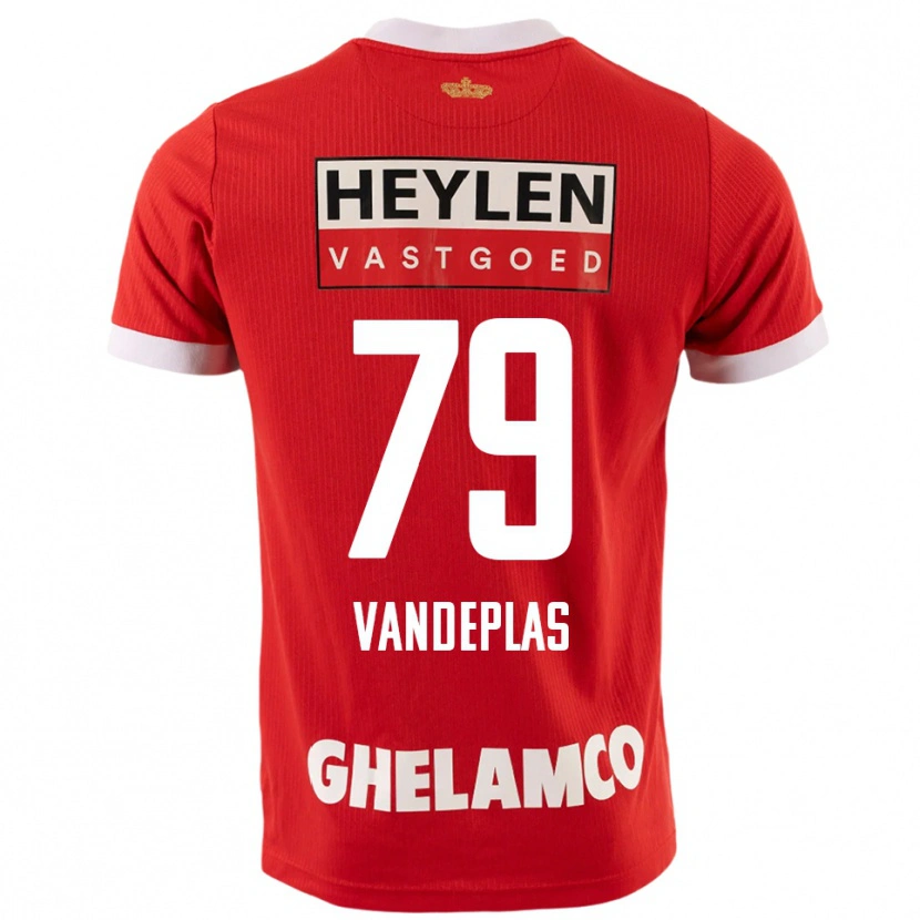 Danxen Herren Gerard Vandeplas #79 Rot Weiß Heimtrikot Trikot 2025/26 T-Shirt Österreich