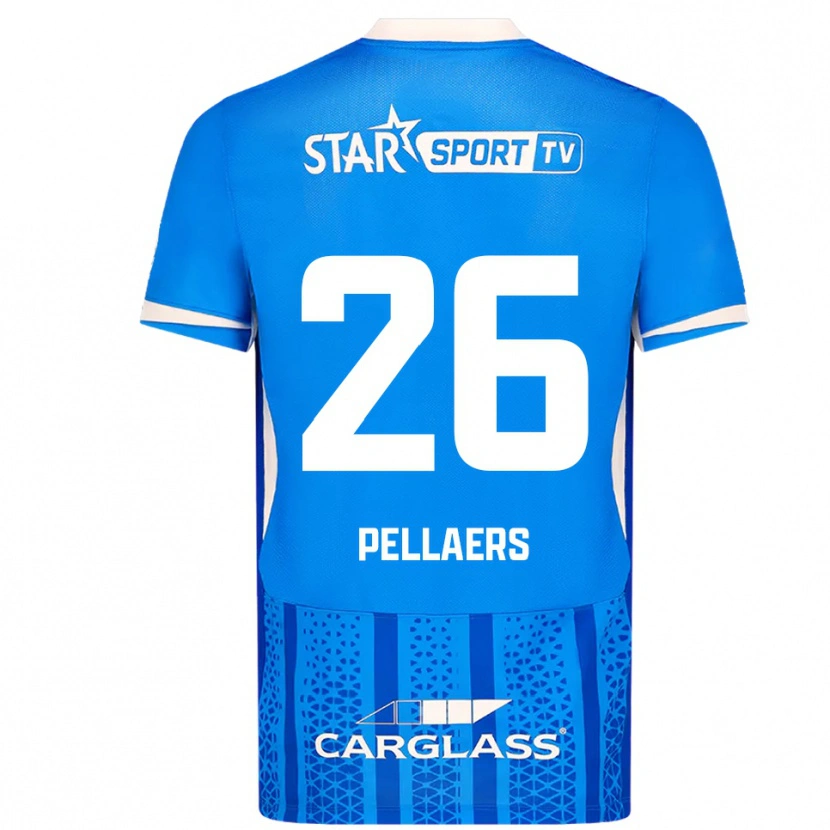 Danxen Herren Amanuel Pellaers #26 Blau Weiß Heimtrikot Trikot 2025/26 T-Shirt Österreich