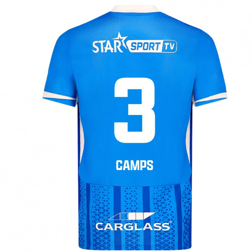 Danxen Herren Romy Camps #3 Blau Weiß Heimtrikot Trikot 2025/26 T-Shirt Österreich