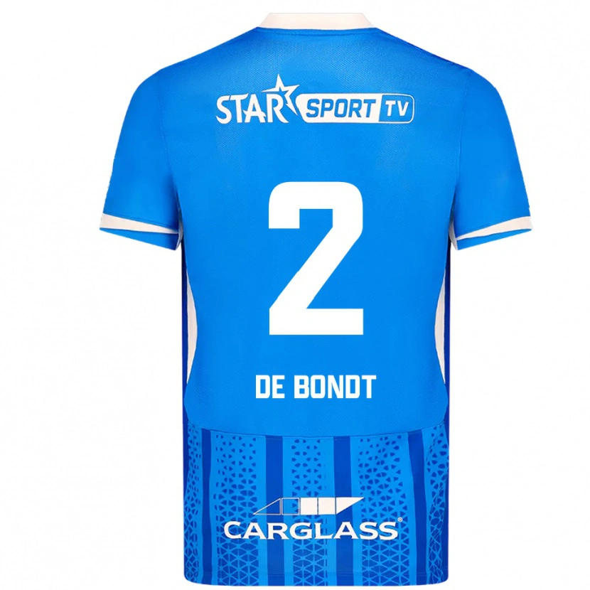 Danxen Herren Marith De Bondt #2 Blau Weiß Heimtrikot Trikot 2025/26 T-Shirt Österreich