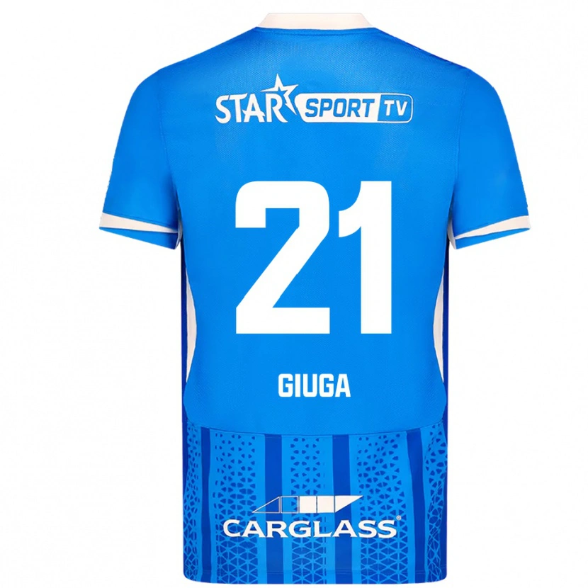 Danxen Herren Anissa Giuga #21 Blau Weiß Heimtrikot Trikot 2025/26 T-Shirt Österreich