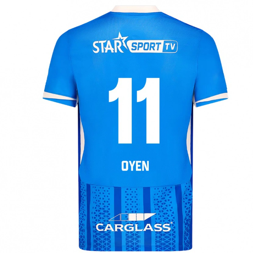 Danxen Herren Luca Oyen #11 Blau Weiß Heimtrikot Trikot 2025/26 T-Shirt Österreich